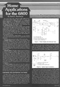 Home Applications for the 6800